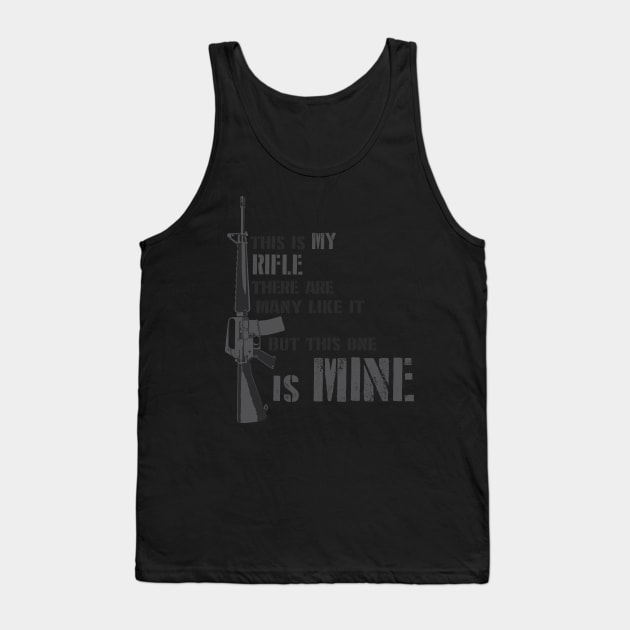 M16 & The rifleman's creed Tank Top by AwesomeElite